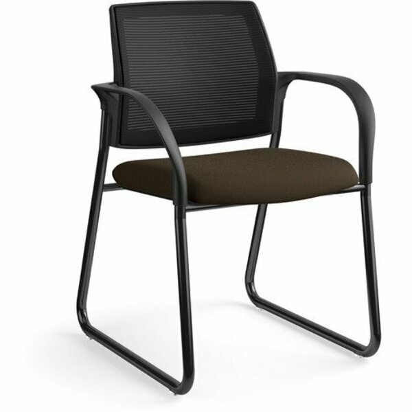 The Hon Co Guest Chair, Sled Base, 25inx21-3/4inx33-1/2in, Espresso HONIB108IMCU49